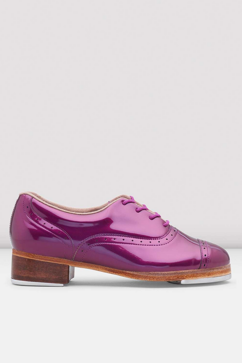 Ladies Jason Samuels Smith Tap Shoes, Purple Patent BLOCH Dance UK