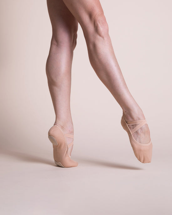 BLOCH Performa Ballet Shoe on Models Foot