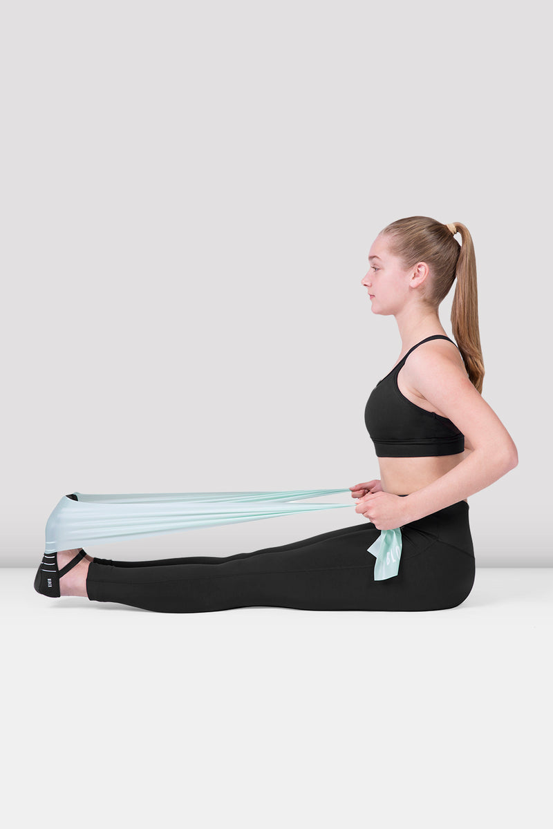 Spearmint Flexible Yoga Stretch Band for Hip Exercise and Fitness Drill