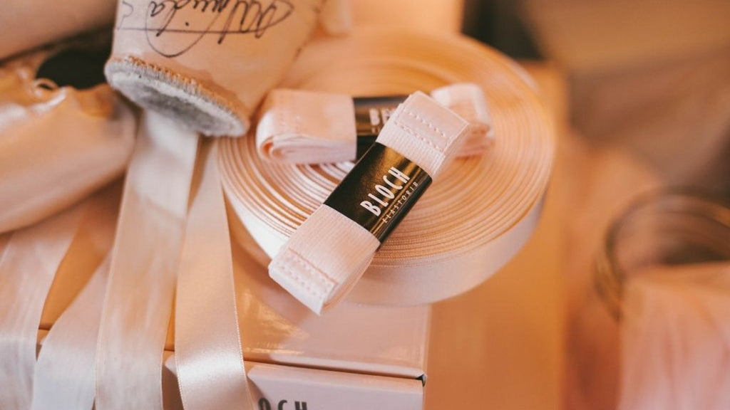 BLOCH Pointe Shoes and ribbons