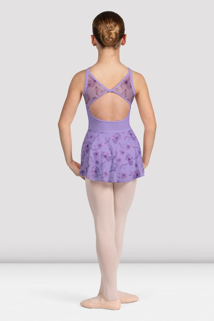 Girls Hazel Floral Camisole Skirted Leotard - BLOCH UK