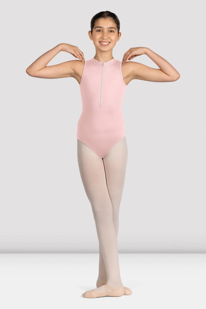 Girls Mirella Glow Girl Zip Front Leotard - BLOCH EU