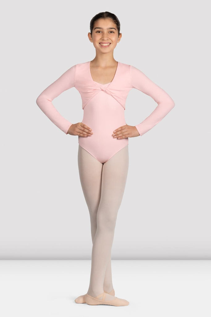 Girls Mirella Glow Girl Twist Front Top - BLOCH UK