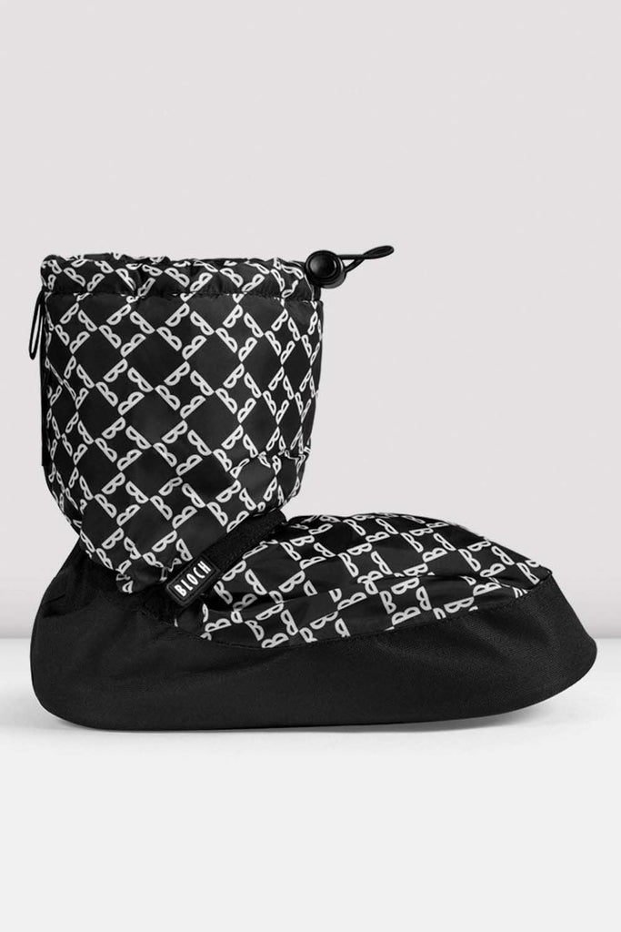 Adult Diamond B Print Warm Up Booties - BLOCH UK