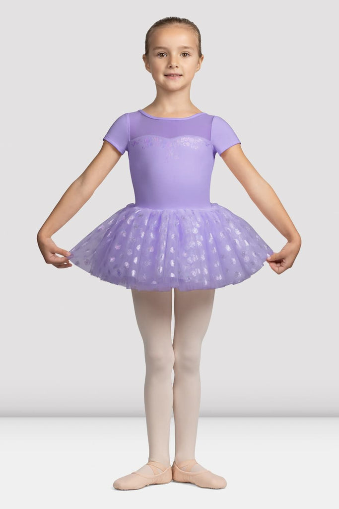 Girls Mirella Glow Girl Cap Sleeve Tutu Dress - BLOCH UK