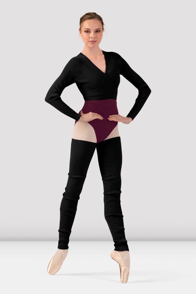 Ladies Celeste Knit Wrap Top - BLOCH UK