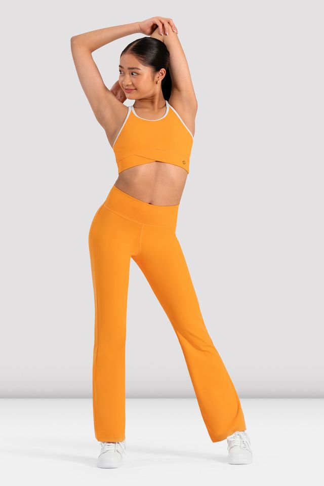 Girls Signature Flare Legging - BLOCH UK