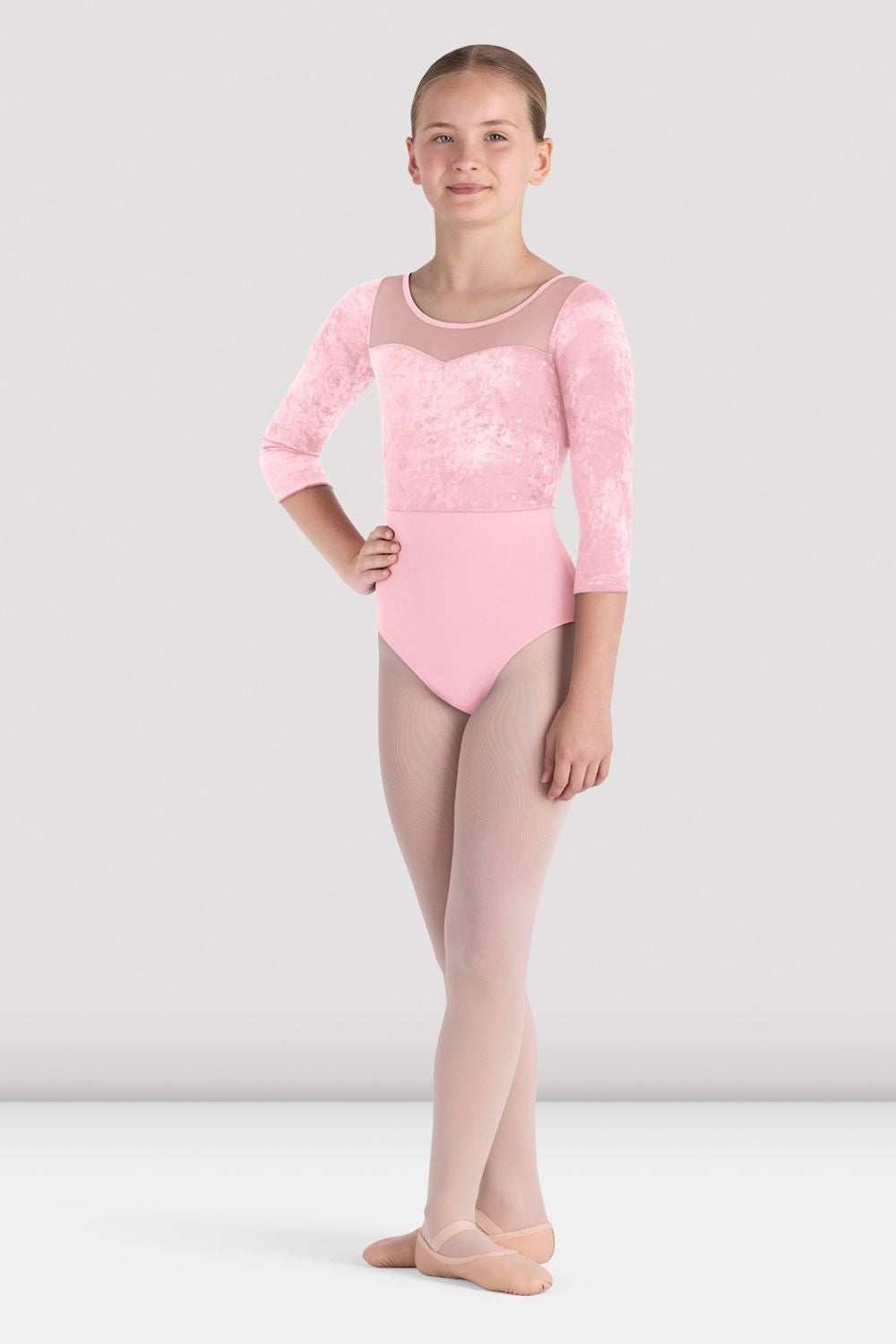 Girls Layla 3/4 Sleeve Leotard, Pink – BLOCH Dance UK