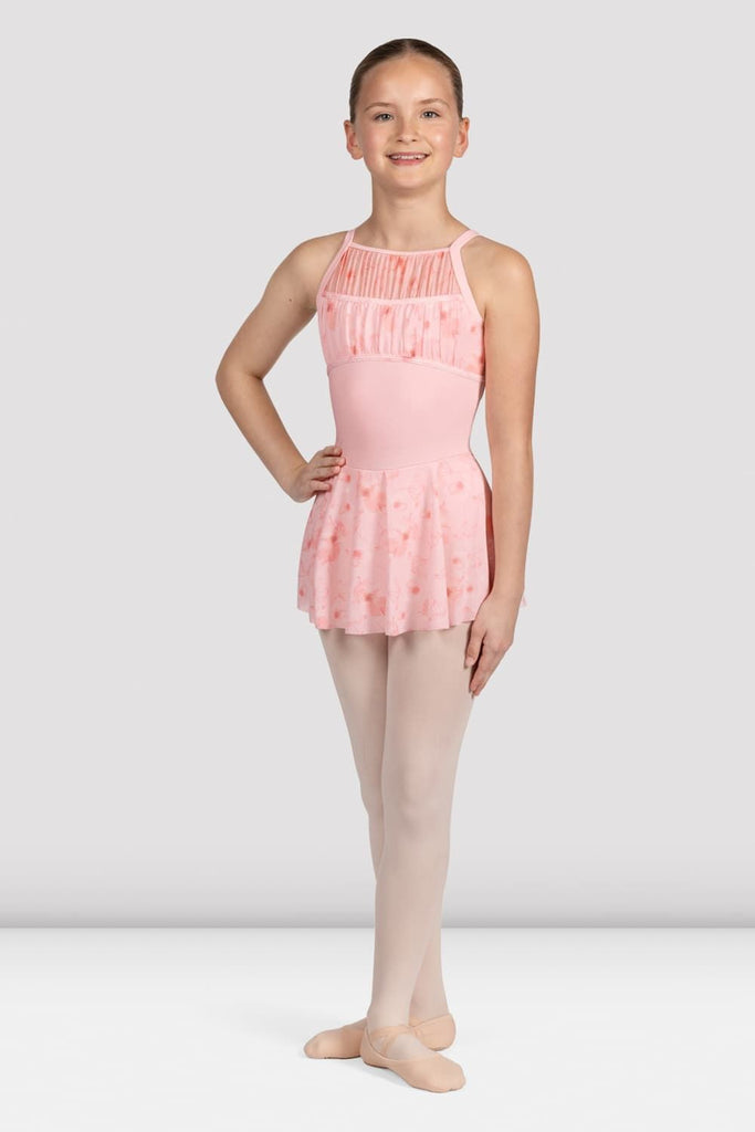 Girls Hazel Floral Camisole Skirted Leotard - BLOCH UK