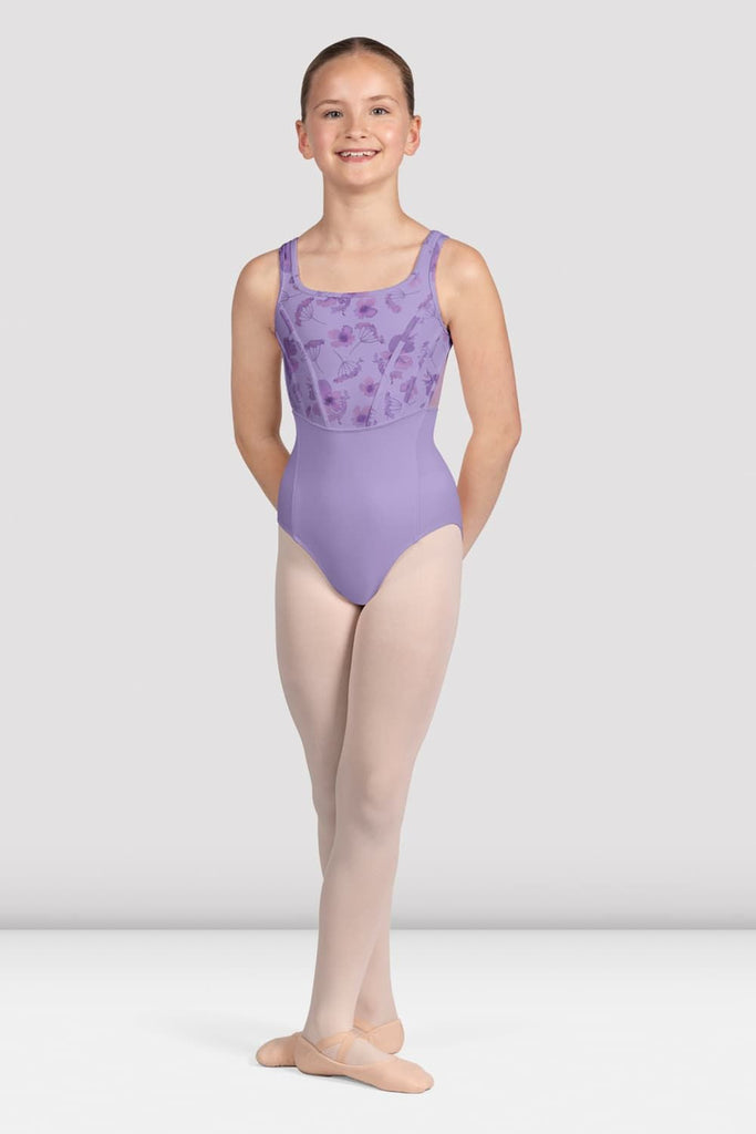 Girls Hadley Floral Tank Leotard - BLOCH UK