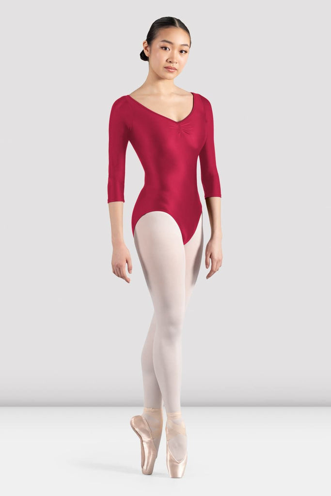 Ladies Mirella Glow 3/4 Sleeve Leotard - BLOCH UK