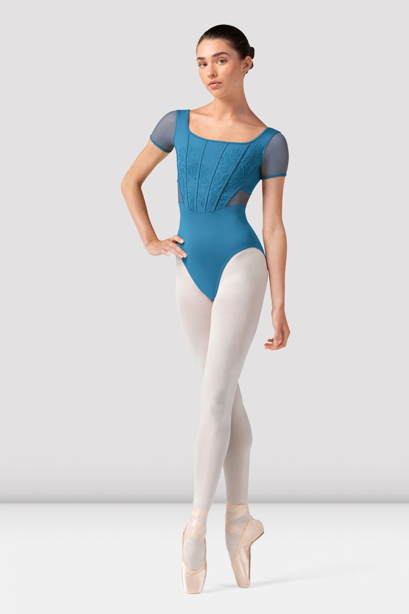 ON SALE La Bohème Cap Sleeve Leotard (Dusk) main image 1