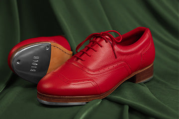 Shop BLOCH x Jason Samuels Smith Limited Edition Red Pebble Leather Tap Shoes 