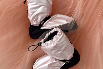 Shop BLOCH'S Metallic Warm Up Booties 