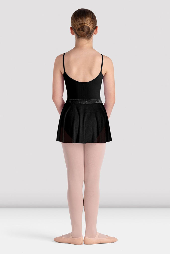 BLOCH Georgette Wrap Kids' Metallic Tutu Skirt PU Leather Ballet