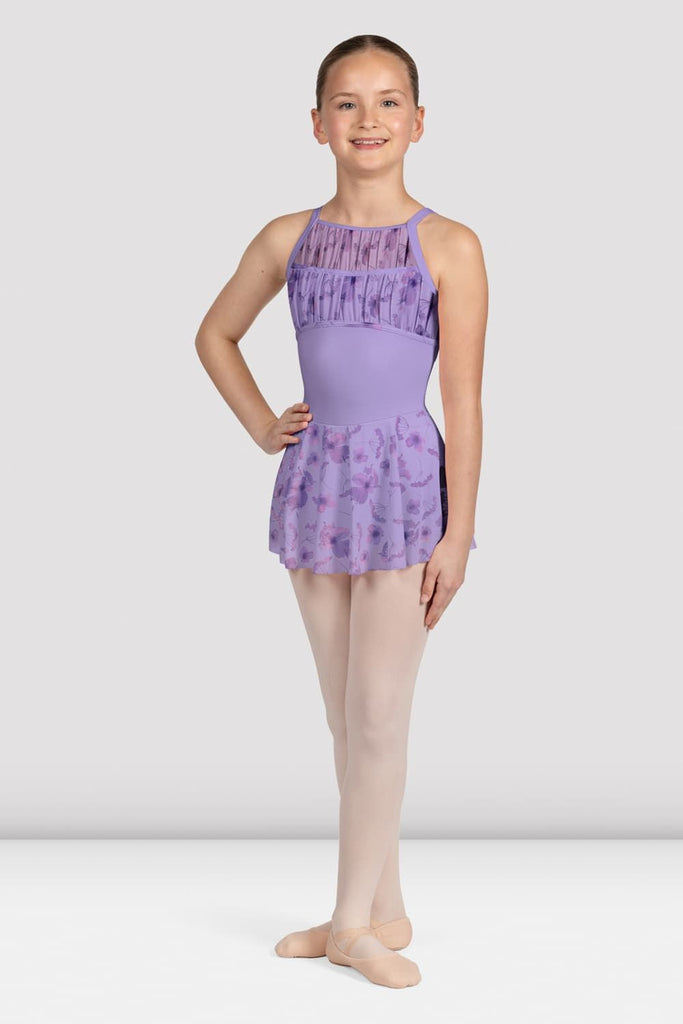 Girls Hazel Floral Camisole Skirted Leotard - BLOCH UK