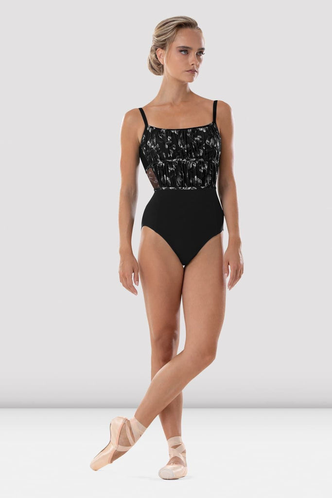 Tween Ayla Floral Camisole Leotard - BLOCH UK