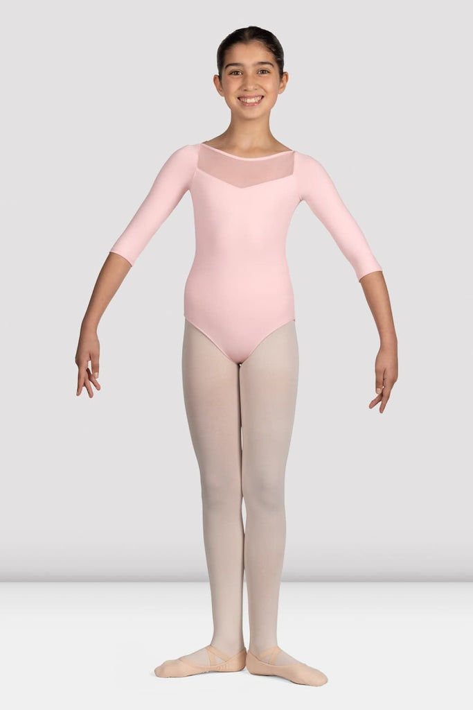 Girls Mirella Glow Girl 3/4 Sleeve Leotard - BLOCH EU