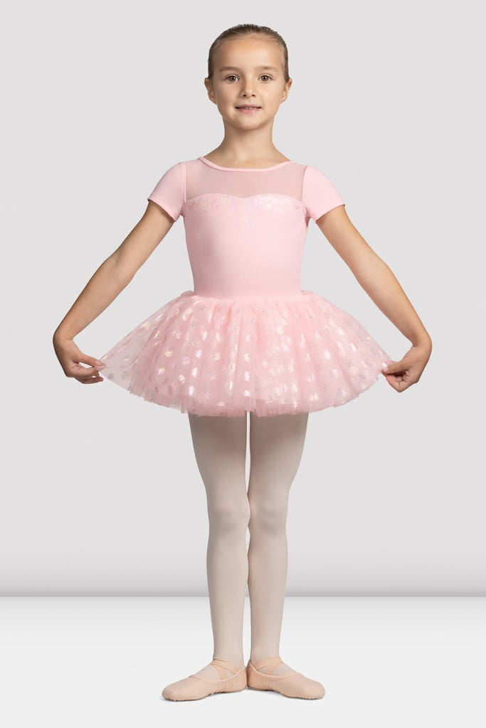 Girls Mirella Glow Girl Cap Sleeve Tutu Dress - BLOCH UK