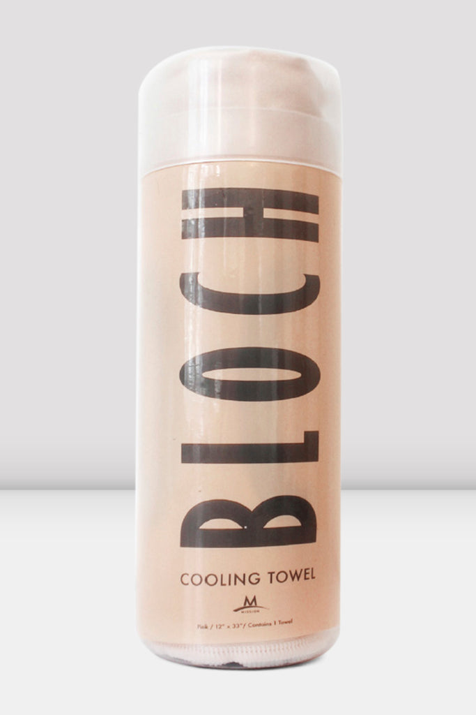 Pink Bloch Cooling Towel single product in packaging