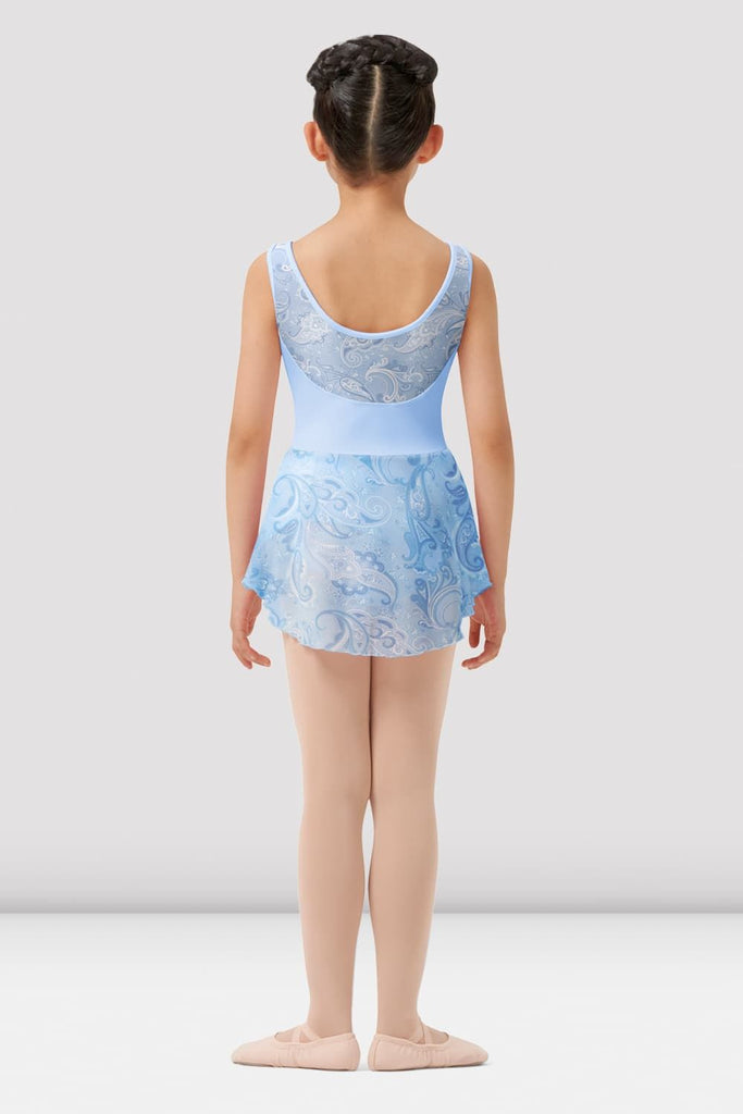 Girls Mirella Paisley Scoop Neck Skirted Leotard - BLOCH UK