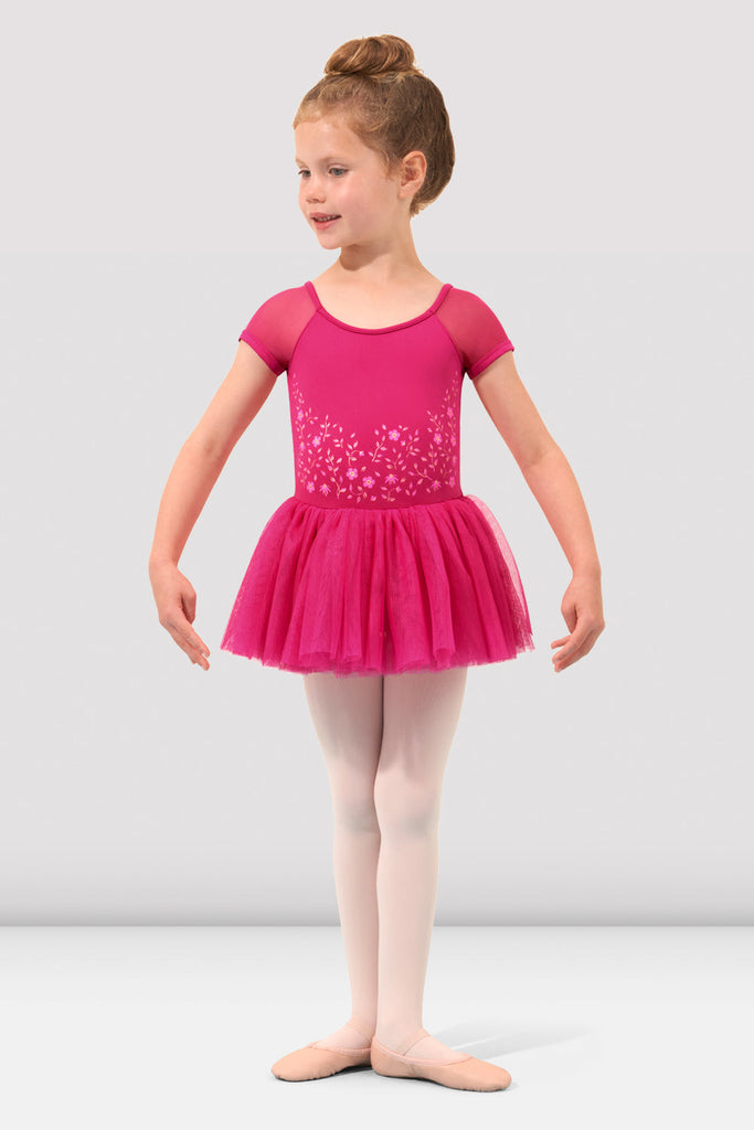 Girls Dora Cap Sleeve Tutu Leotard - BLOCH UK