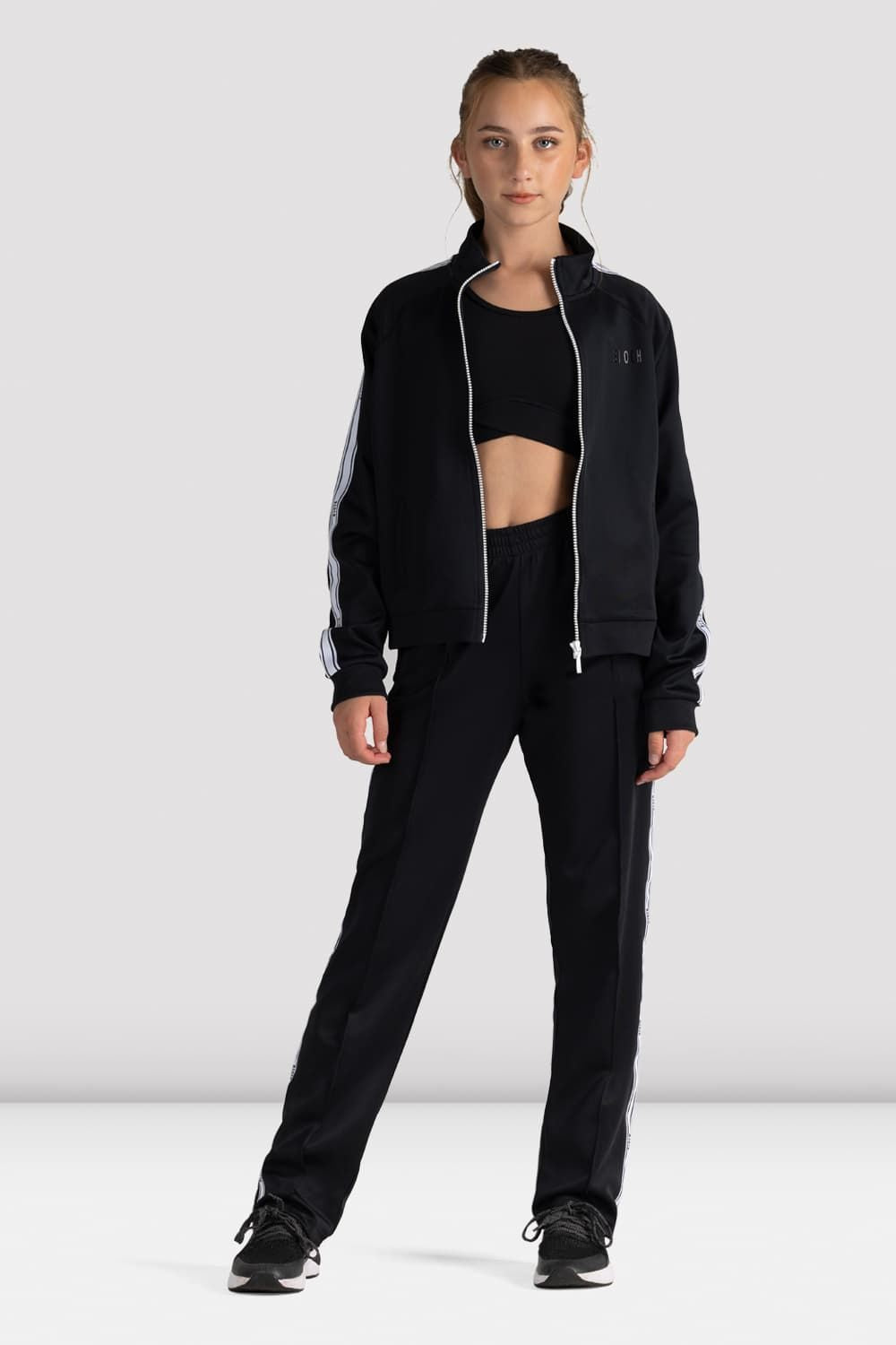 Bloch R Childrens Bloch Logo Track Jacket, Black – BLOCH Dance UK