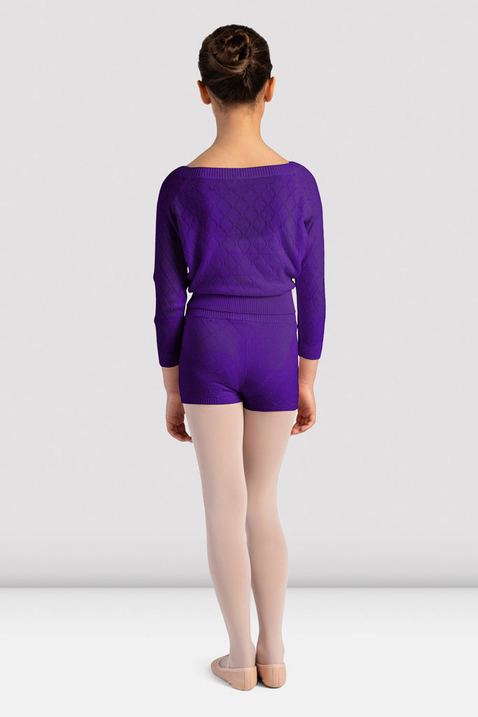 Girls Posie Knit Cropped Sweater - BLOCH US
