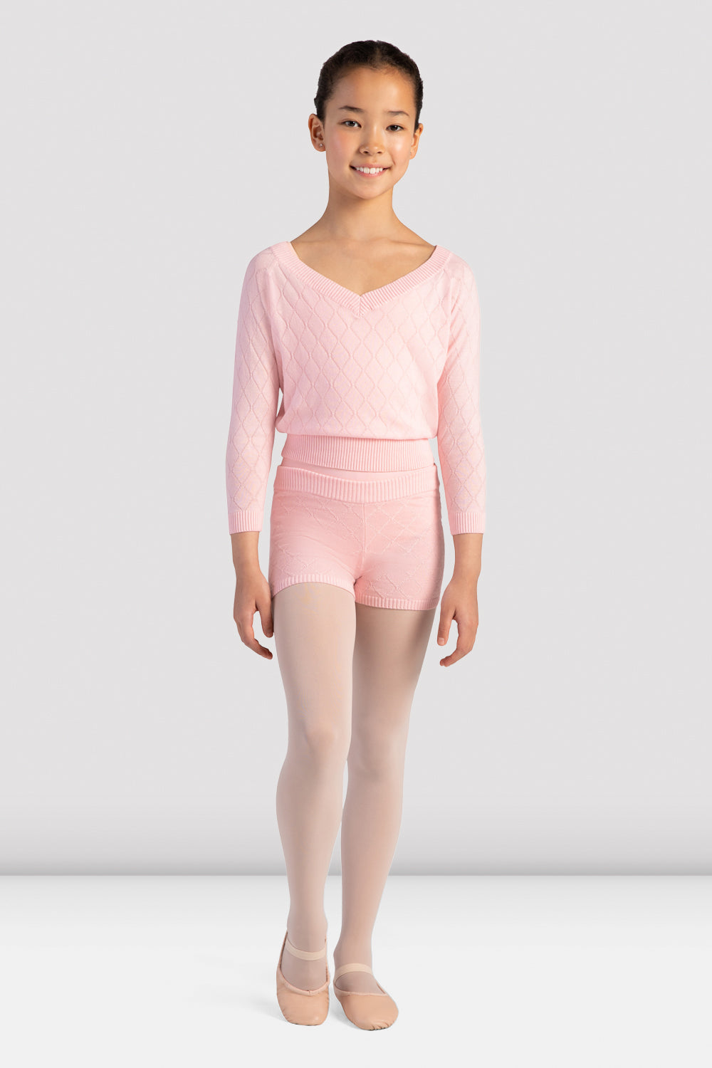 Girls Briony Knit Shorts, Pink – BLOCH Dance UK