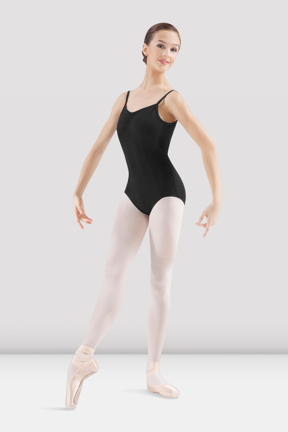 Mirella Pinch Seam Camisole Leotard
