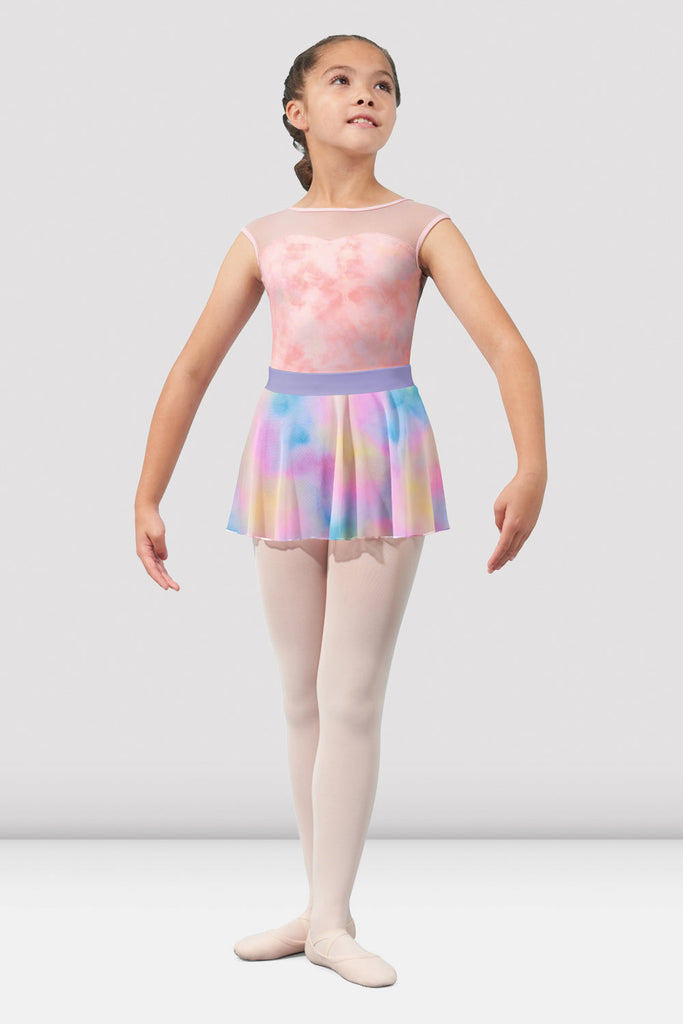 Girls Mirella Watercolour Pull On Skirt - BLOCH UK