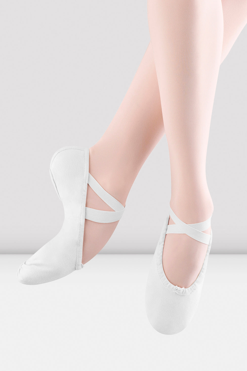 Ladies Pump Canvas Ballet Shoes, White – BLOCH Dance UK