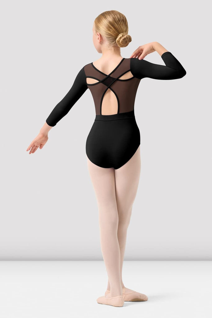 Girls Dara 3/4 Sleeve Leotard - BLOCH UK