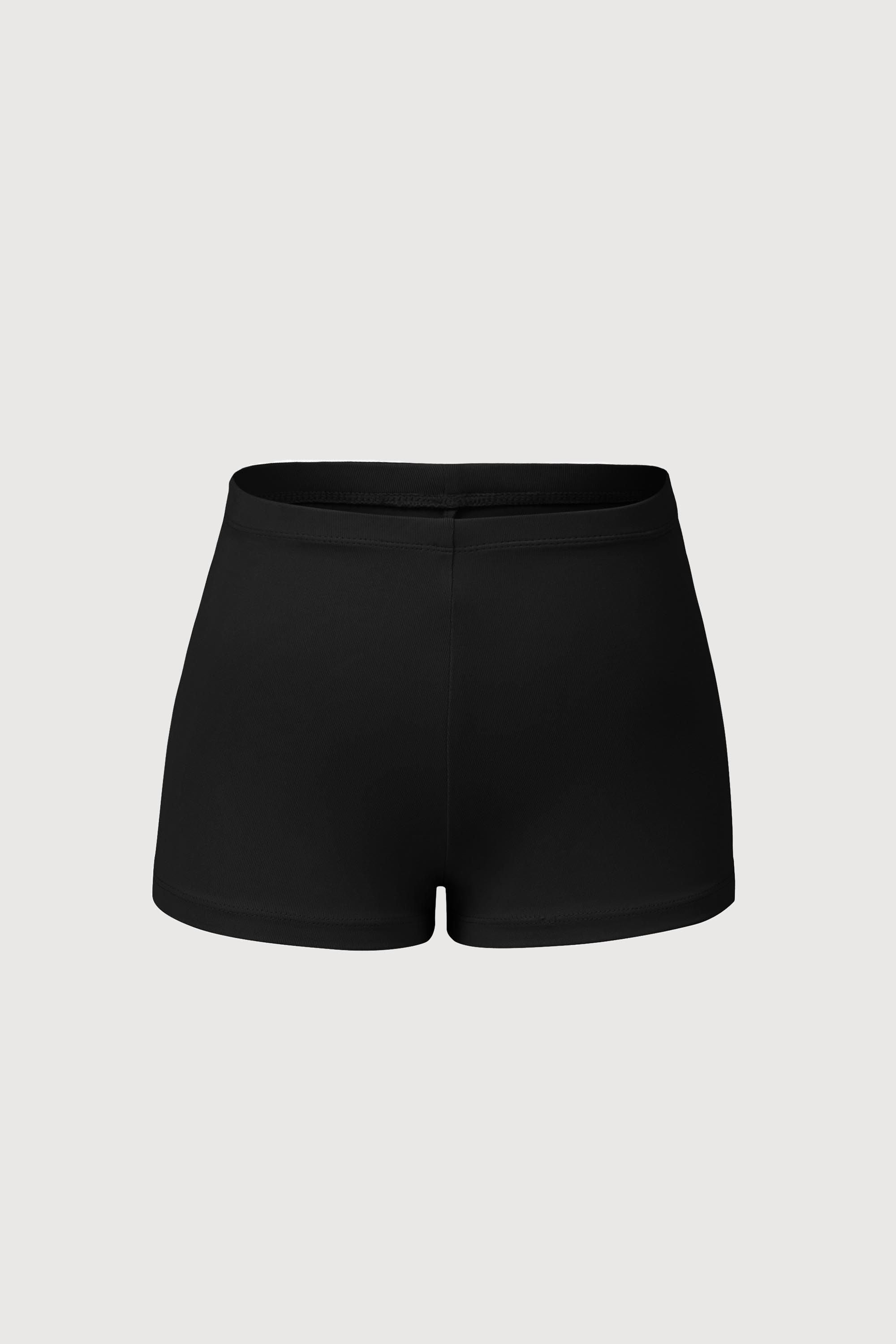 Girls Starr High Waist Short, Black – BLOCH Dance UK - Main Image