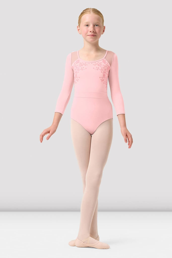 Girls Dara 3/4 Sleeve Leotard - BLOCH UK