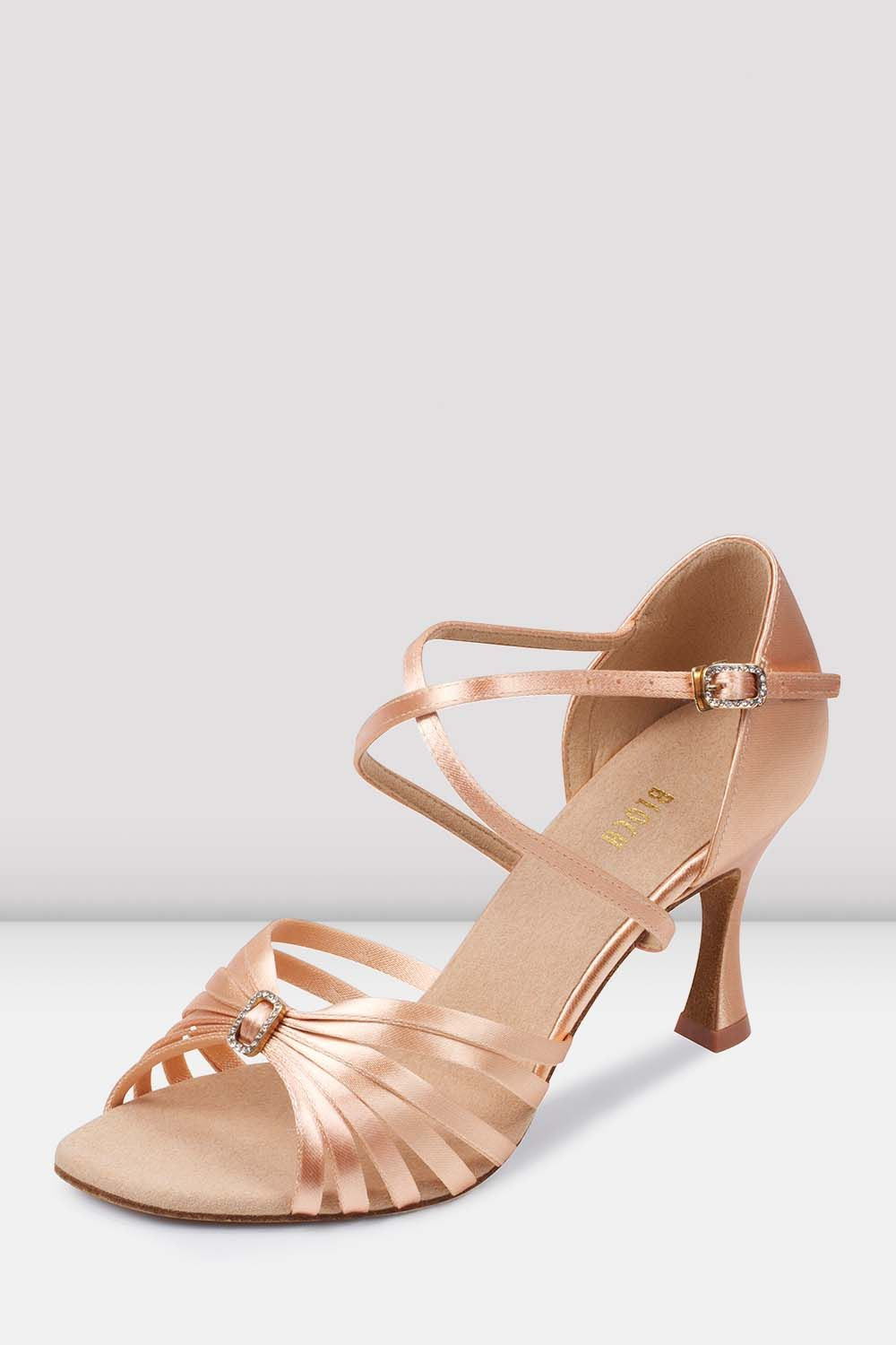 Ladies Rosalina Satin Latin Shoes, Tan – BLOCH Dance UK