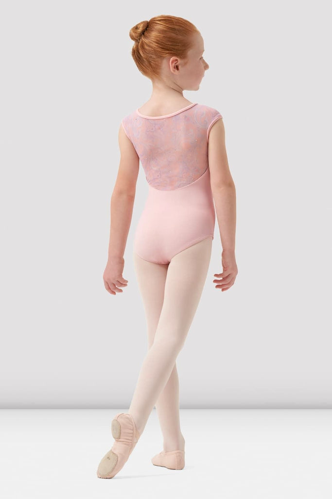 Girls Mirella Paisley Cap Sleeve Leotard - BLOCH UK