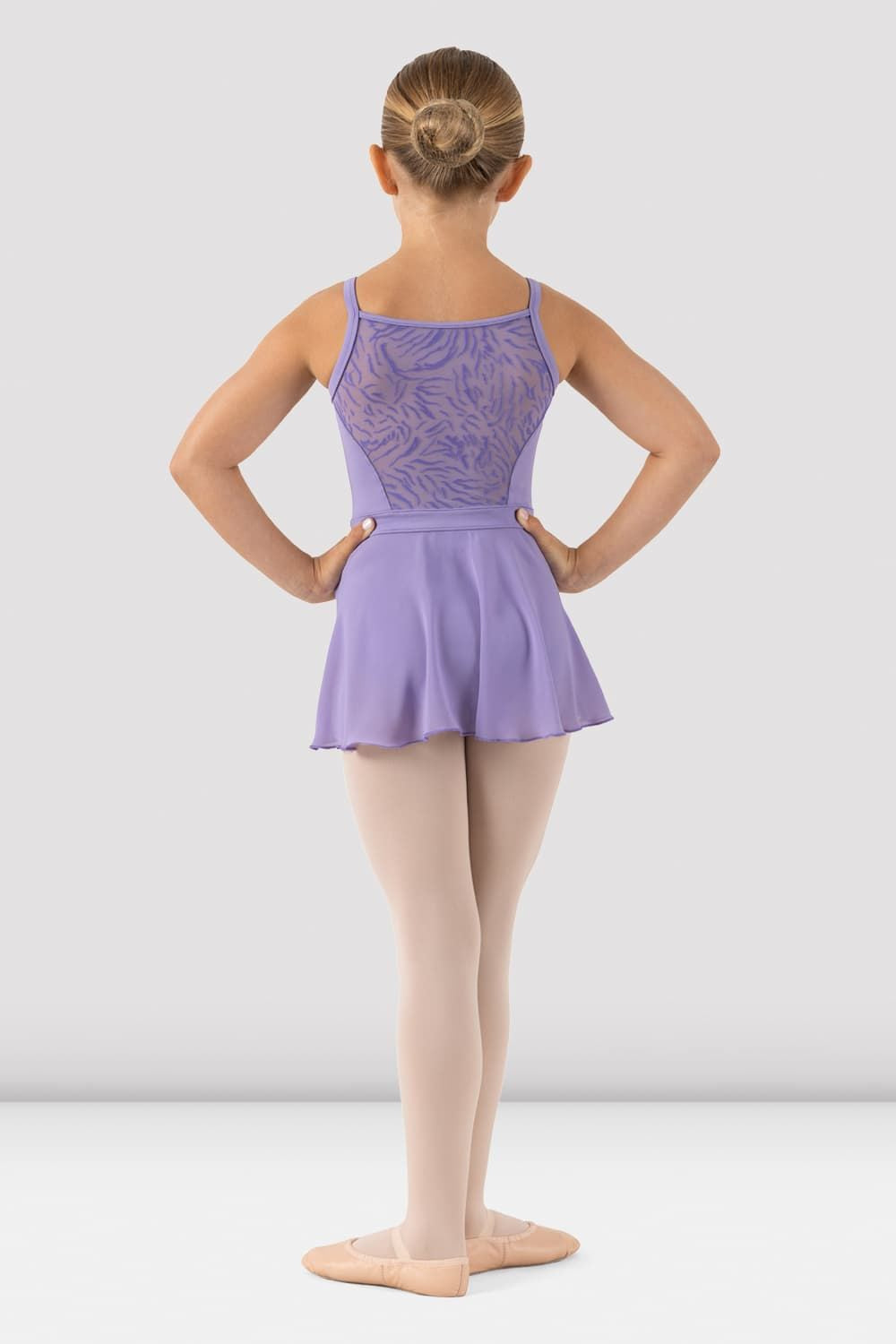 Girls Scarlett Camisole Skirted Leotard Purple Bloch Dance Uk