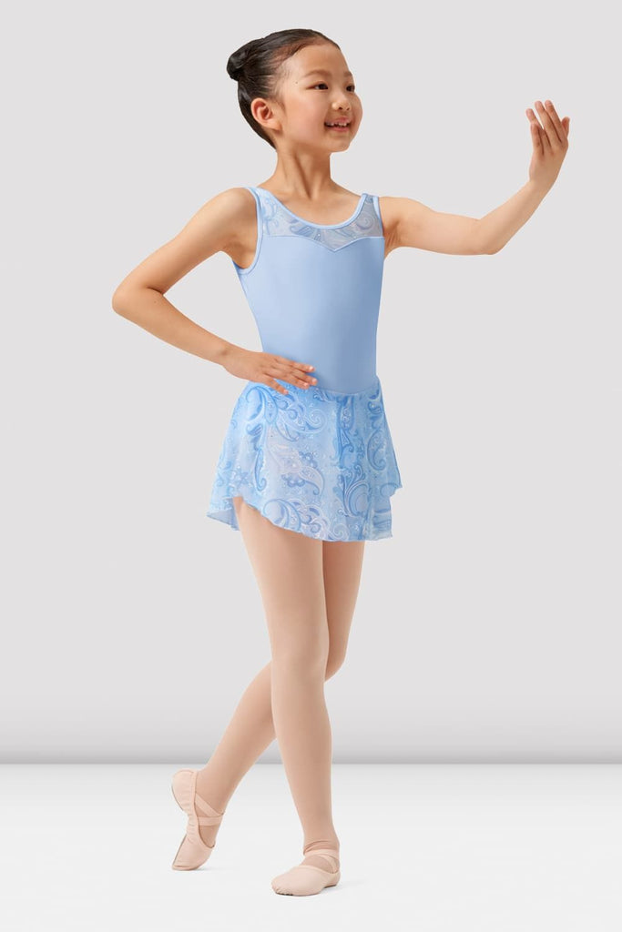 Girls Mirella Paisley Scoop Neck Skirted Leotard - BLOCH UK